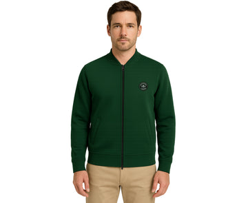 Green Full Zipper Sweatshirt For Men