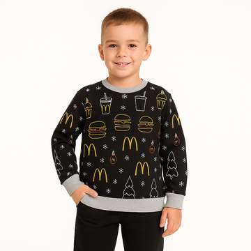 KIDS MCDONALDS PRINT SWEAT SHIRT