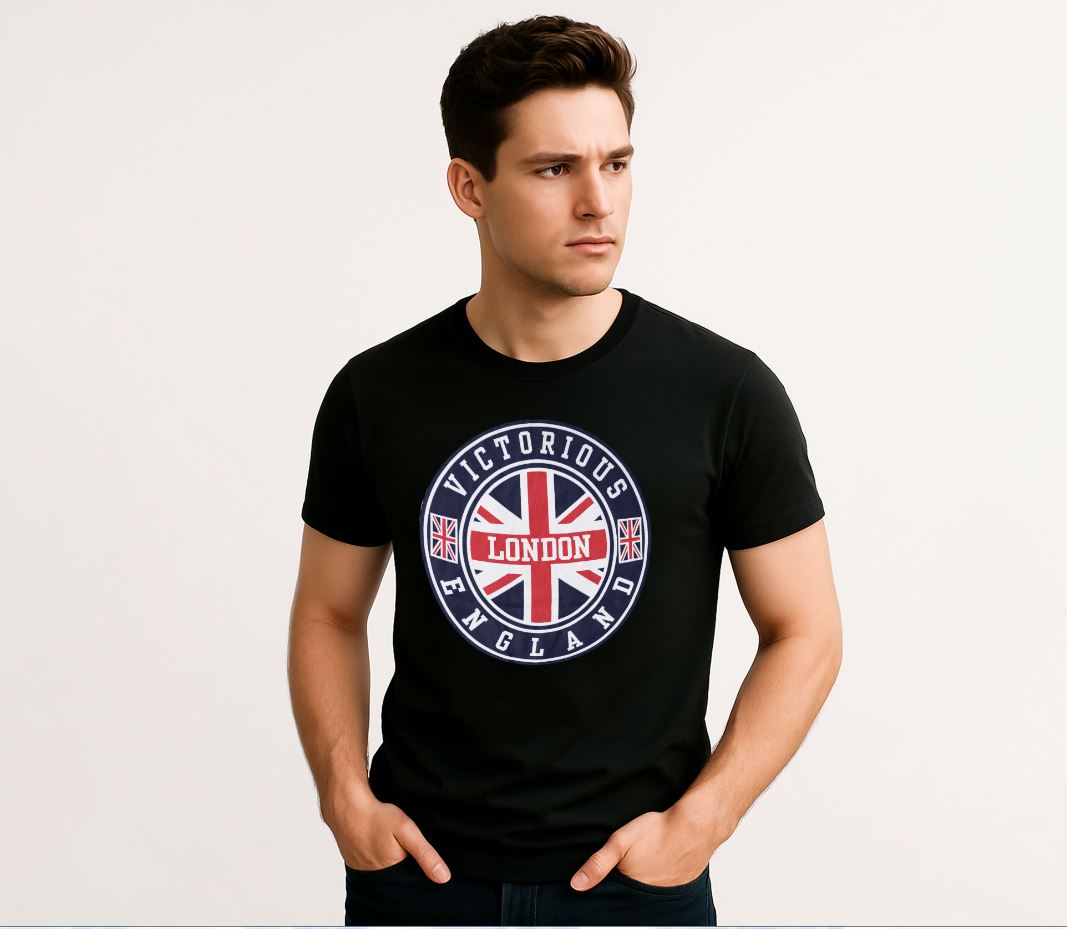 VICTORIOUS FLAG ENGLAND T SHIRT