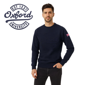 Oxford University Embossed Sweatshirt