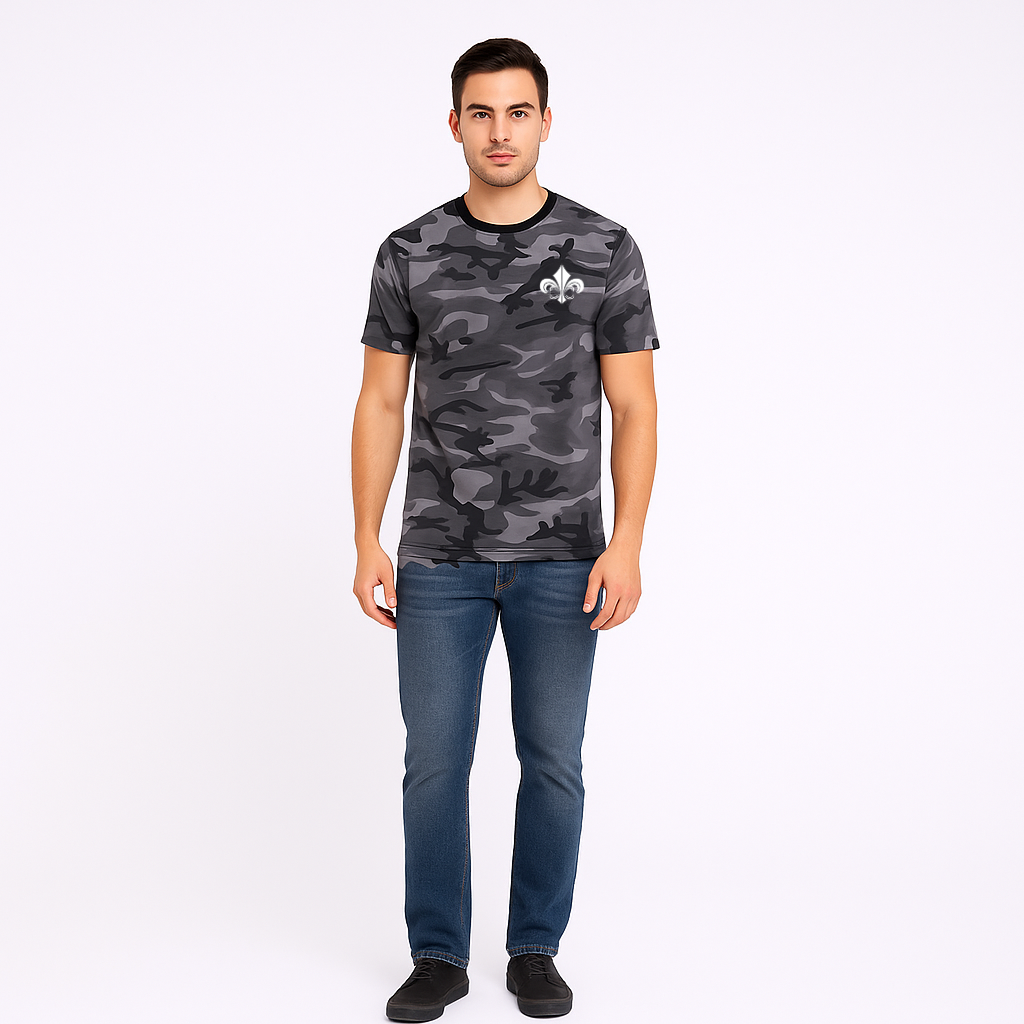 CAMO ALL OVER PRINT T SHIRT