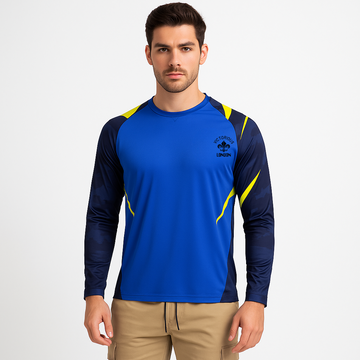 BLUE & NAVY FULL SLEEVE SUBLIMATION T SHIRT