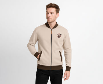 Men’s Zip-Up jacket VL EMBROIDERED Front & Back
