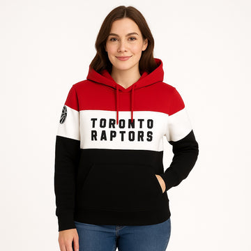 TR 3 PANEL RED WHITE & BLACK HOODIES