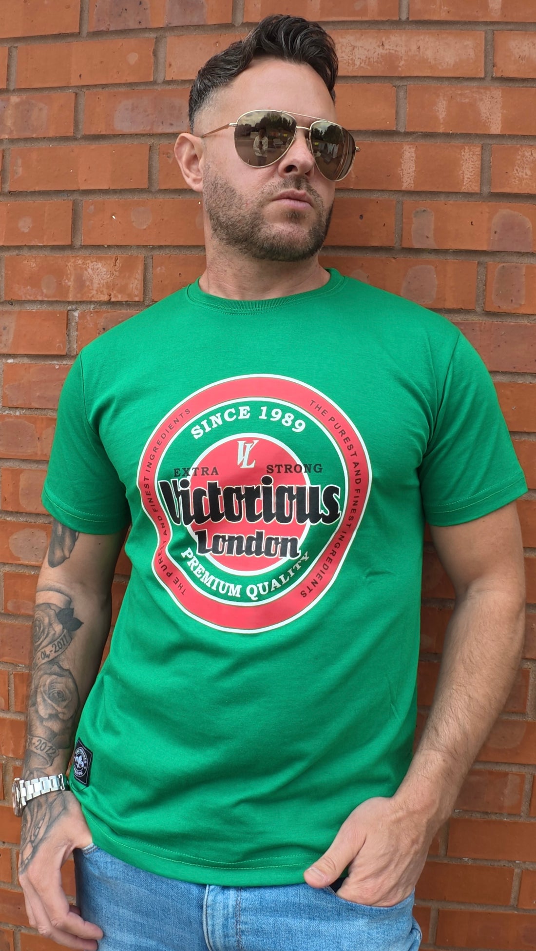 SINCE 1989 VICTORIOUS LONDON PRINT T SHIRT