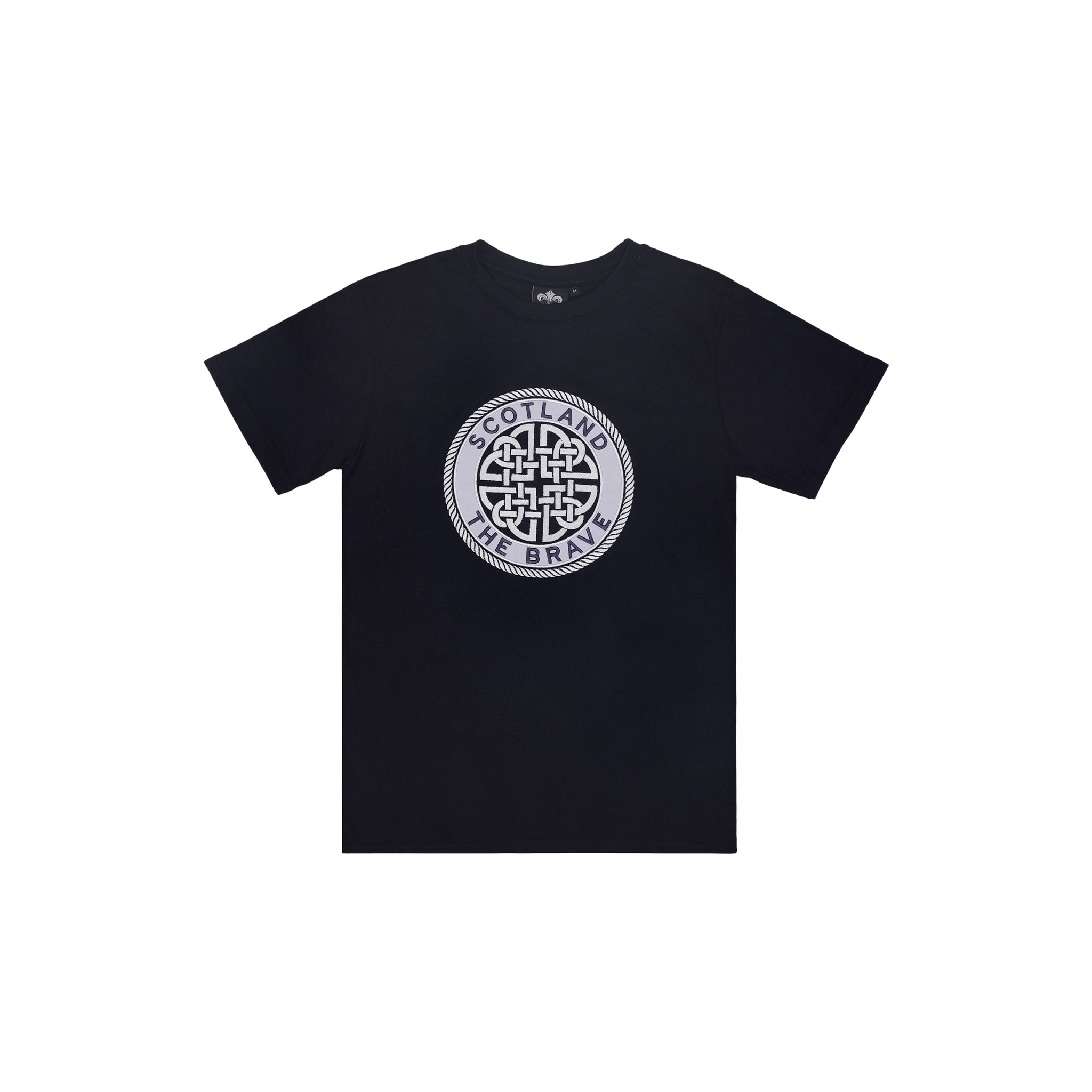 SCOTLAND THE BRAVE EMBROIDERED T SHIRT