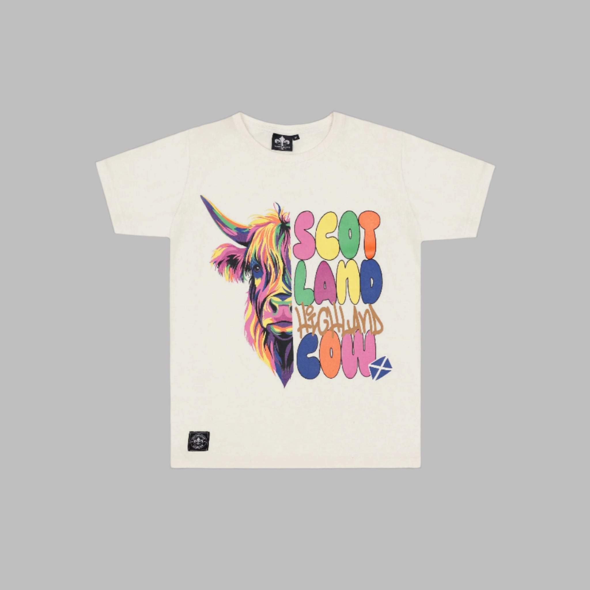 SCOTLAND COW PRINTED T-SHIRT