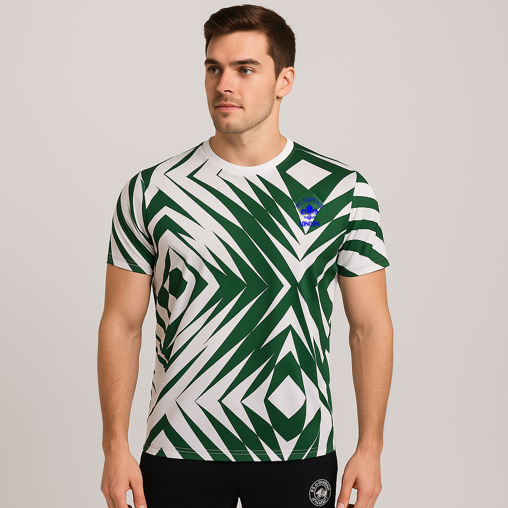 BEST CREW NECK ALL OVER GEM WEAR PRINTED T SHIRT