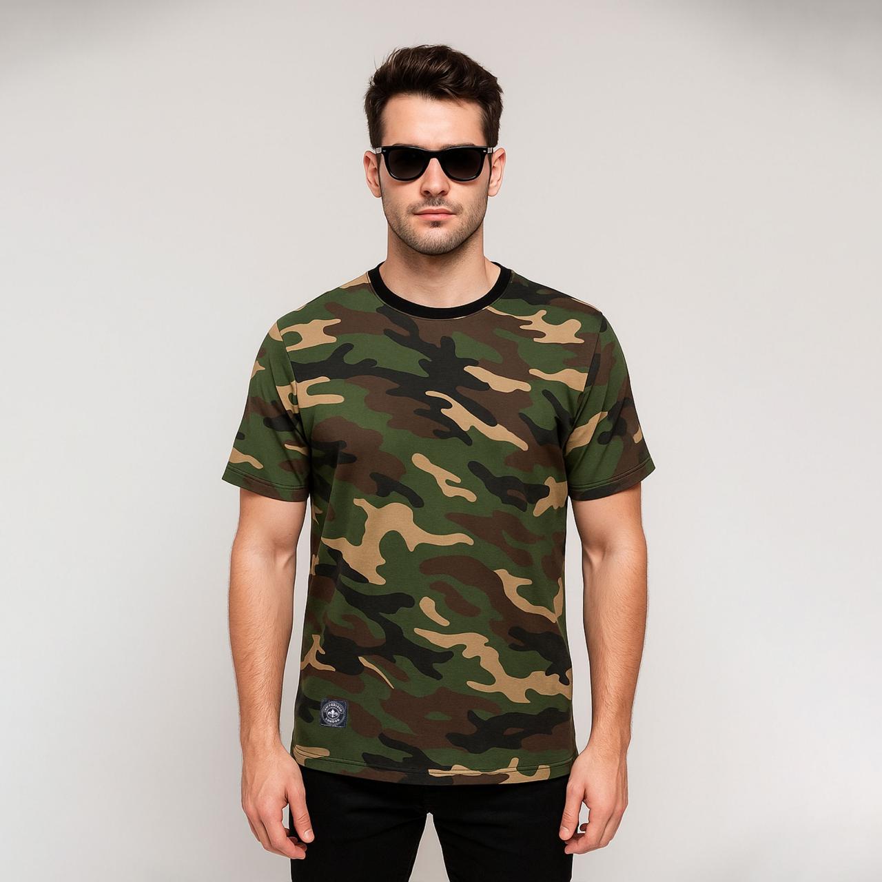 Men’s Classic Green Camouflage T-Shirt