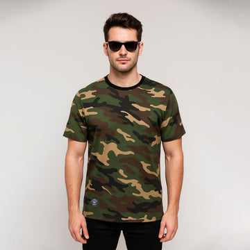 Men’s Classic Green Camouflage T-Shirt