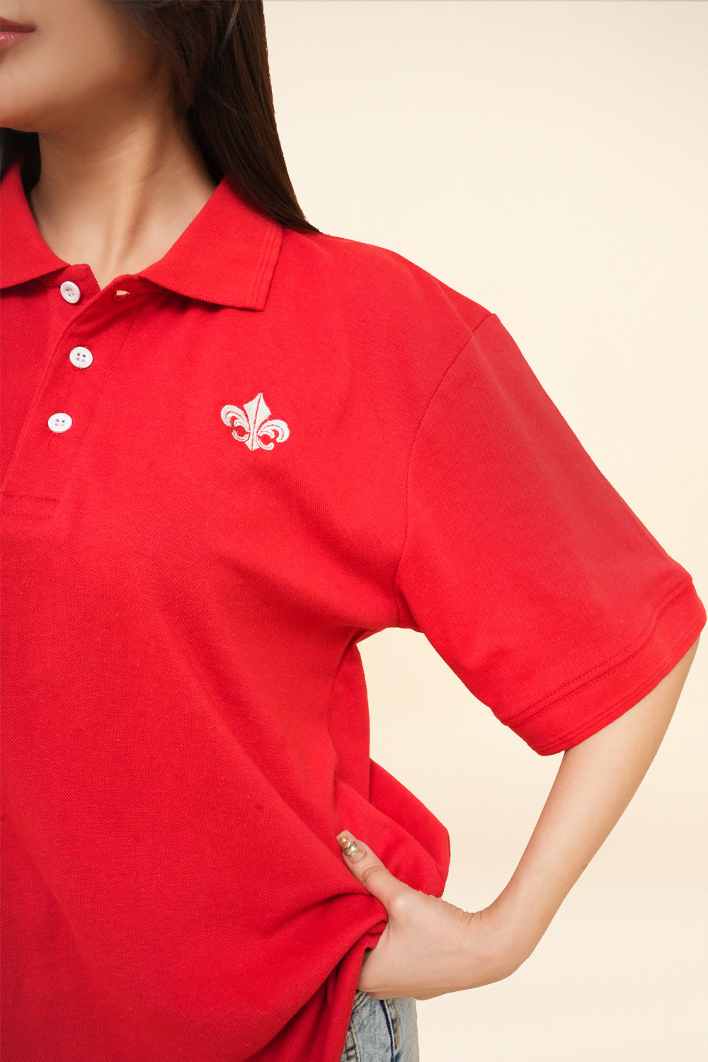 WOMEN CLASSIC FIT  POLO SHIRT
