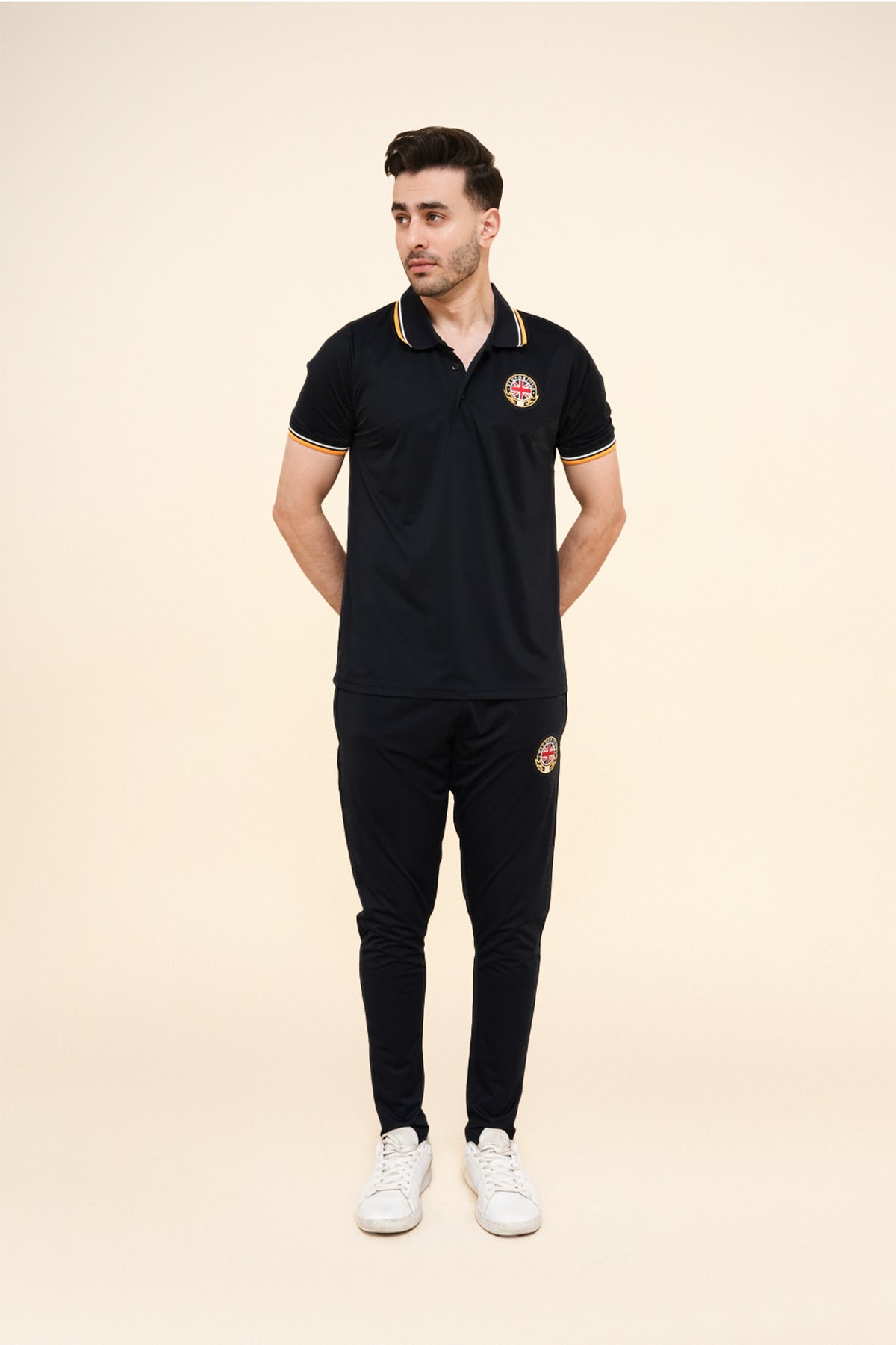 VICTORIOUS LONDON GYM WEAR & SPORTS EMBROIDERED TRACKSUIT