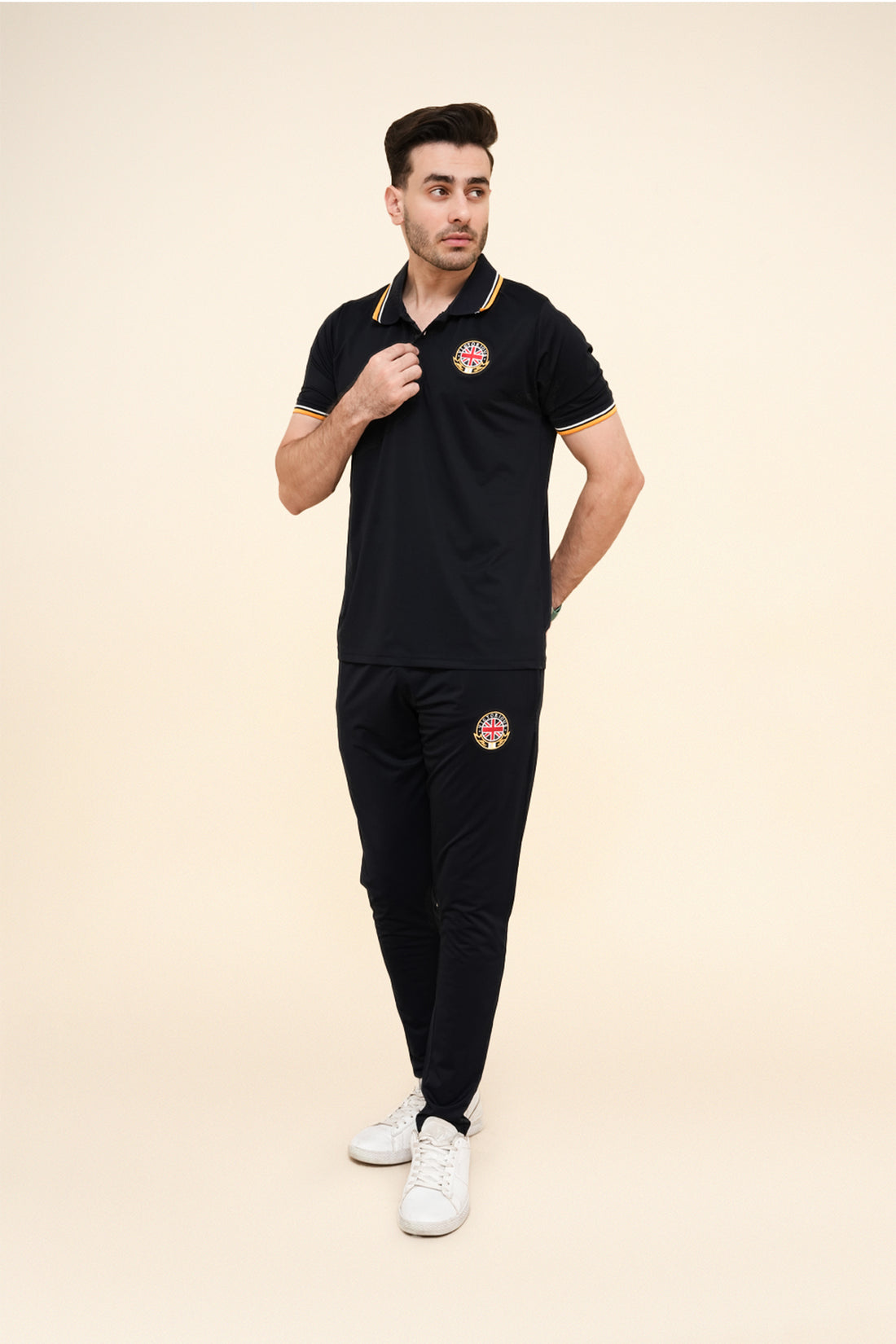 VICTORIOUS LONDON GYM WEAR & SPORTS EMBROIDERED TRACKSUIT