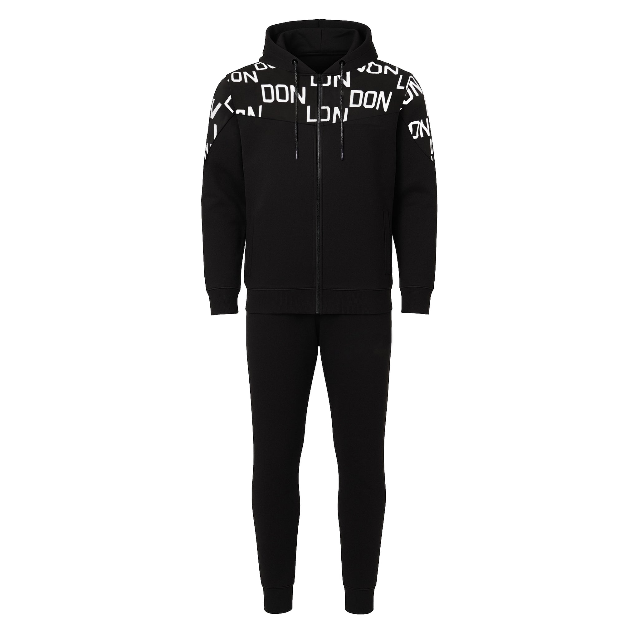 Black Color With London White Printed Twinset