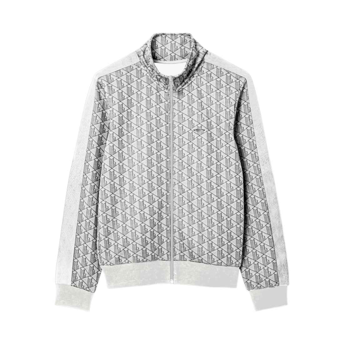 All-Over Side Stripe Panel Grey Tracksuit