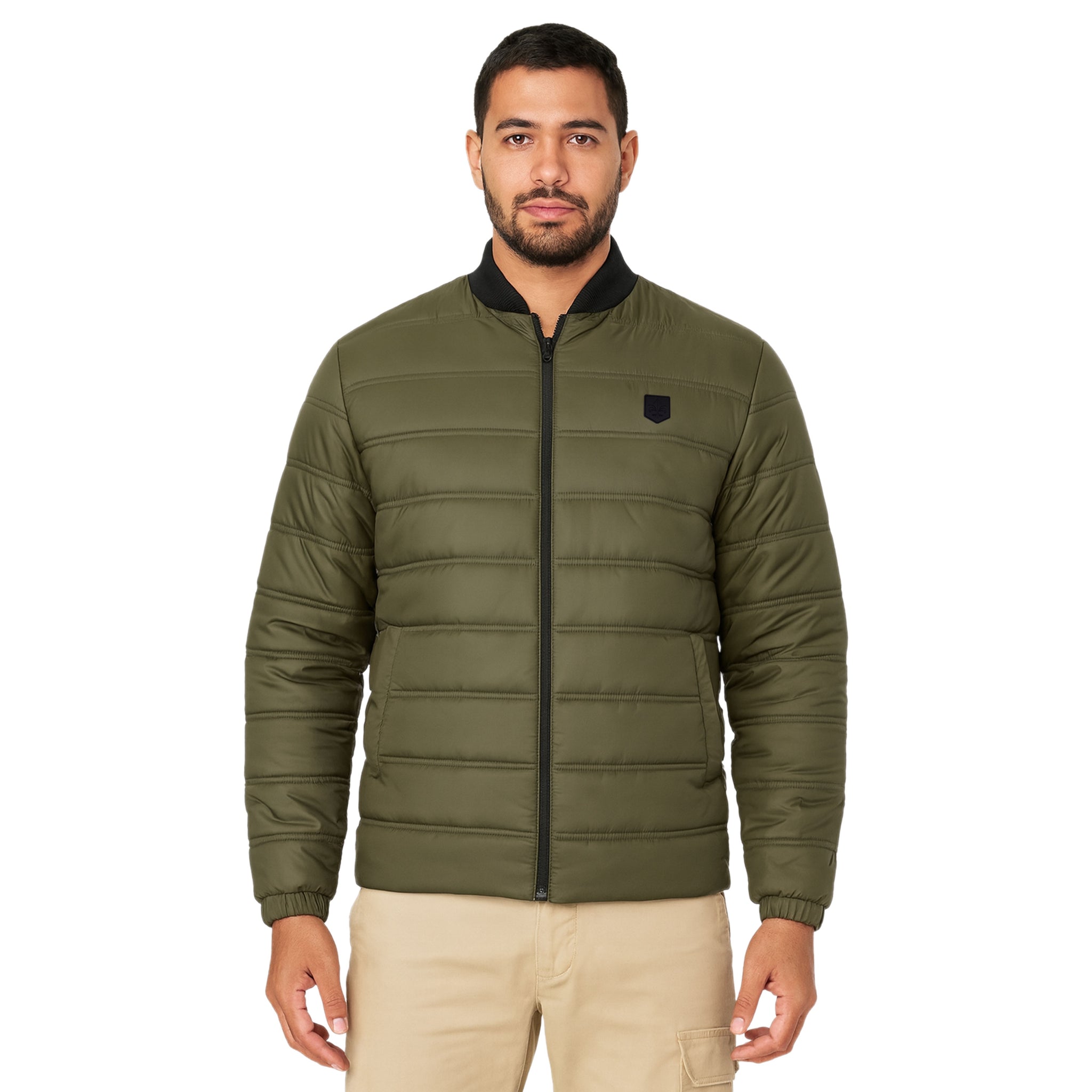 Men's Olive Green Puffer jacket