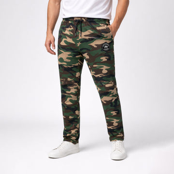Men’s Camouflage Print Drawstring Jogger Pants