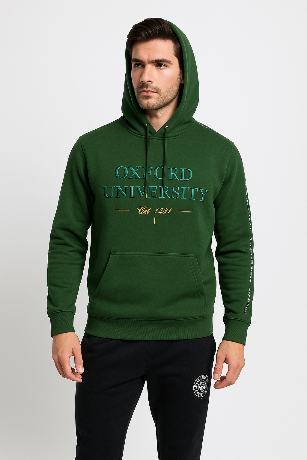 OXFORD UNIVERSITY 3D EMBROIDERED HOODIES