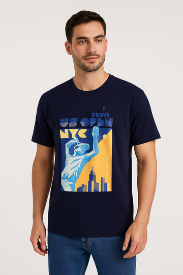 US OPEN PRINTED T SHIRT