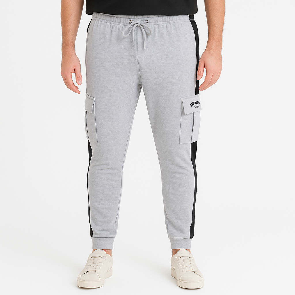 SIDE BLACK STRIP TROUSER