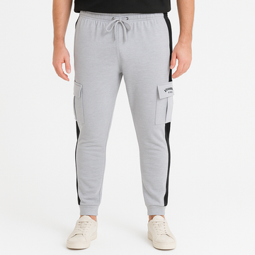 SIDE BLACK STRIP TROUSER