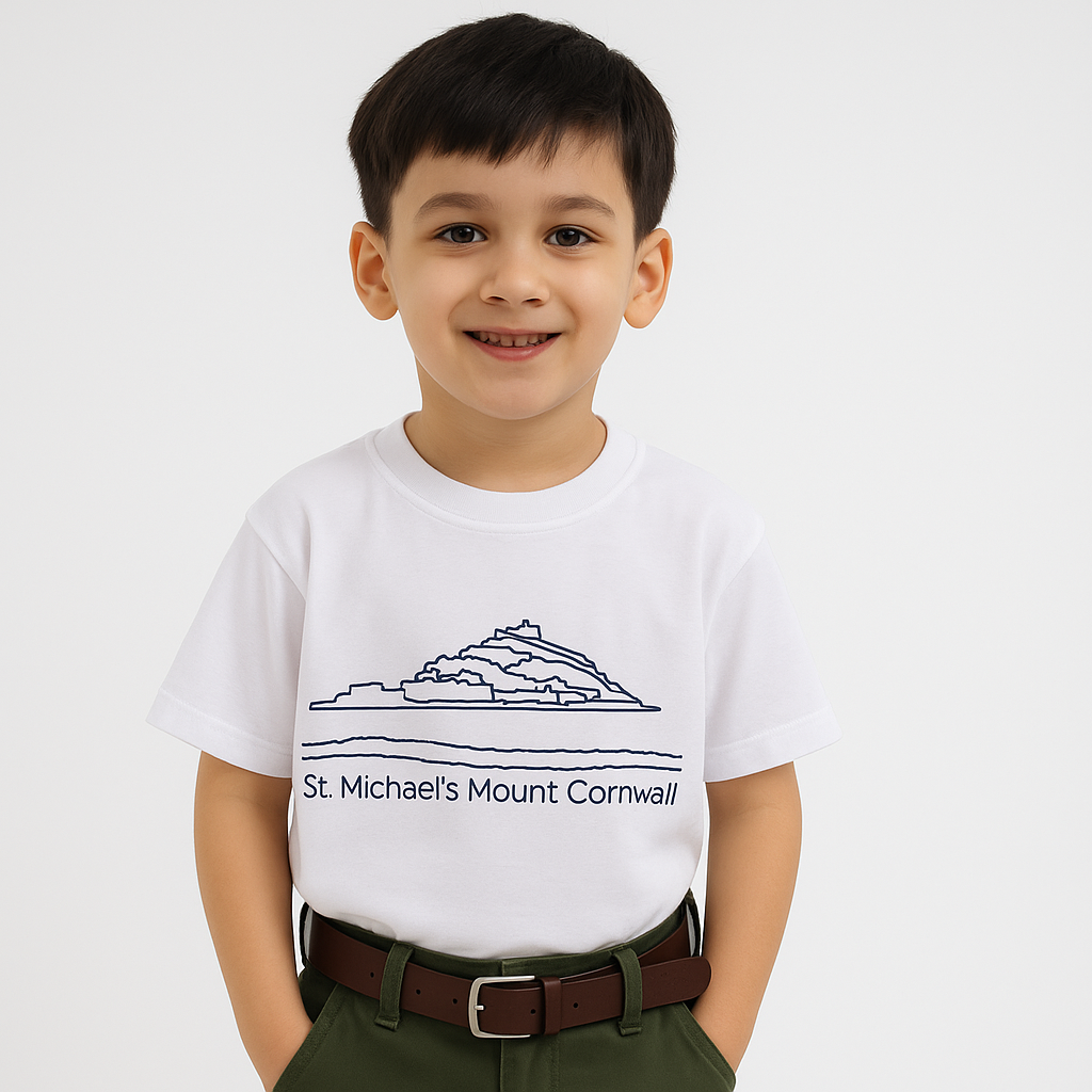 KIDS MOUNT CORNWALL PRINTED T SHIRT