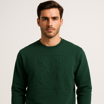 MACKENZIE CLAN EMBOSSED T SHIRT