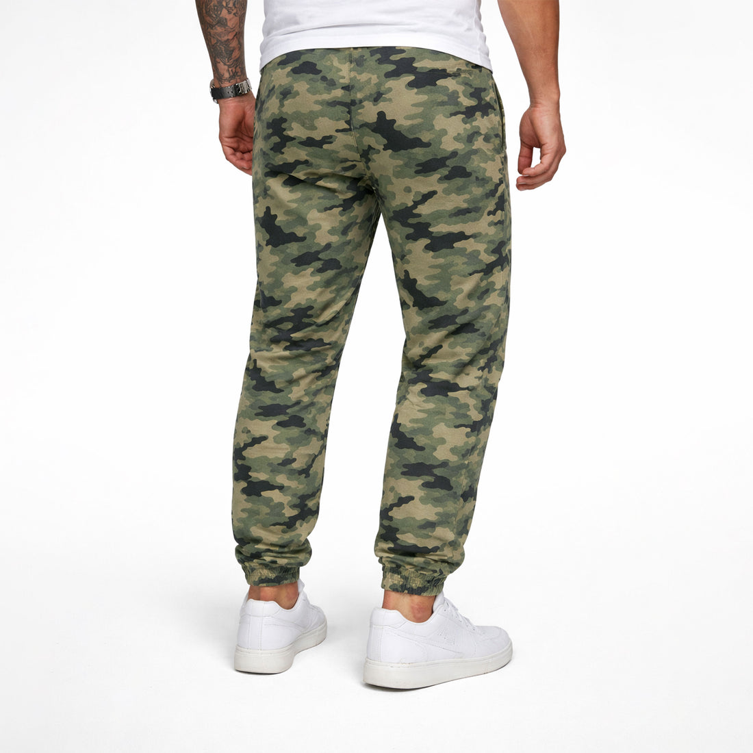 All Over Woodland Camouflage Print Trousers