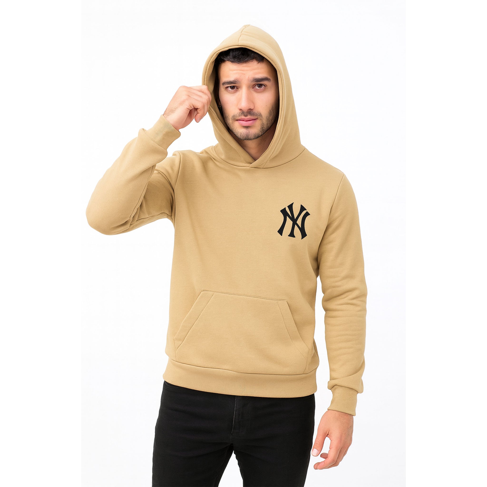 Men’s Casual NY Logo Embroidered  Hoodies
