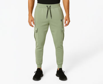 VLC Signature Embroidered Cargo Pocket Joggers
