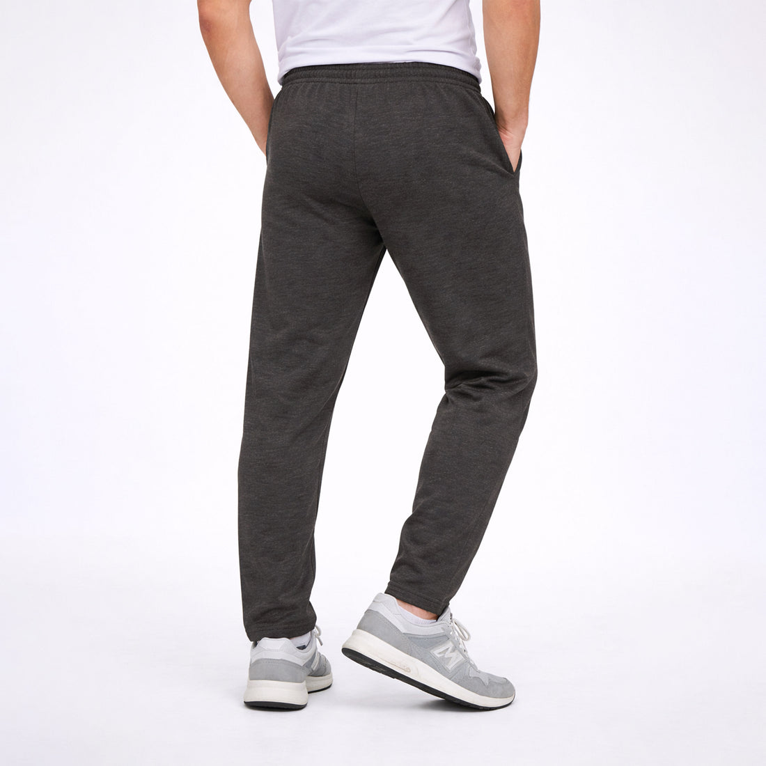 Men's 2 Panel Trouser, Black & Grey