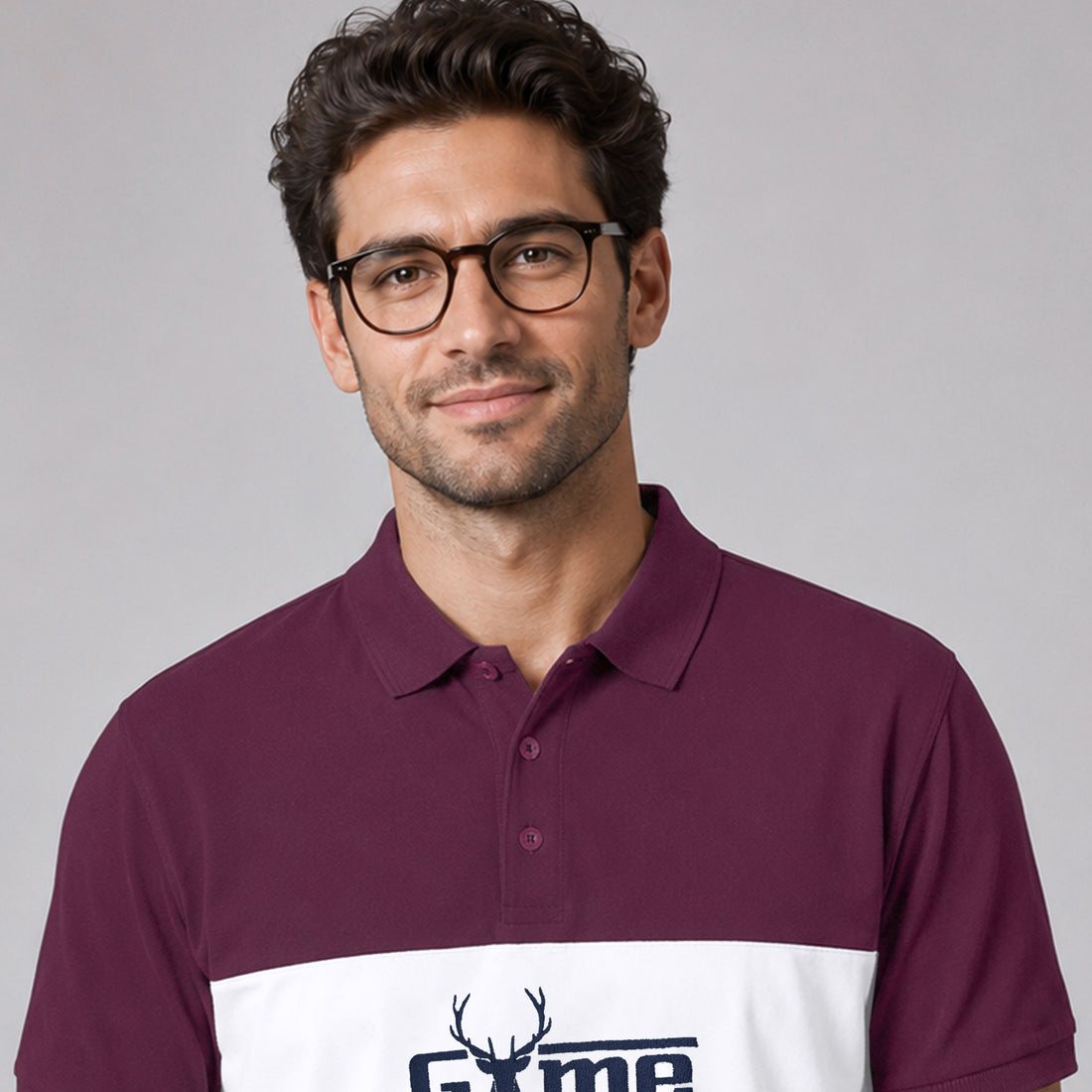 GAME Country wear 3-Panel Contrast Polo Shirt