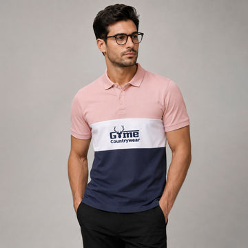 GAME Country wear 3-Panel Contrast Polo Shirt