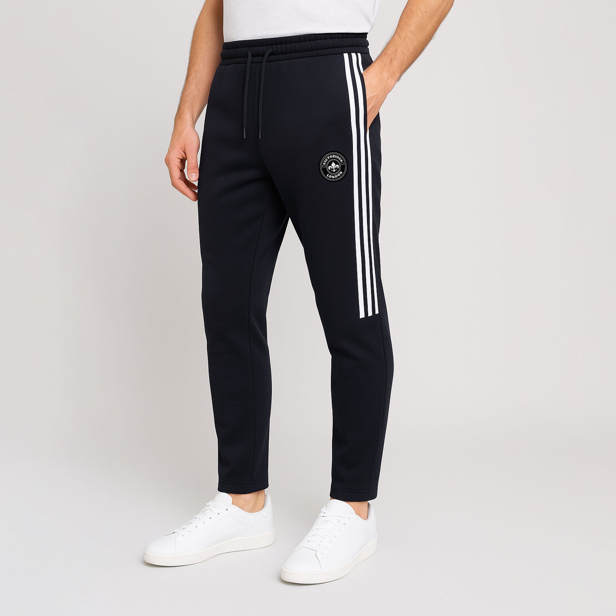 Half Side 3-Stripe Joggers with VL Badge
