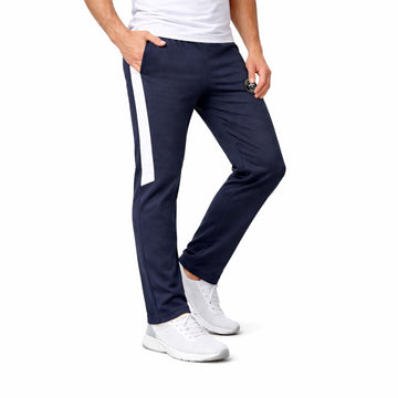 Navy & Black Color With White Side Panel Trouser