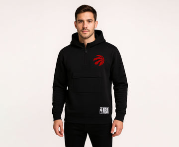 Men’s Half-Zip TR Logo Hoodie with Chest Pocket