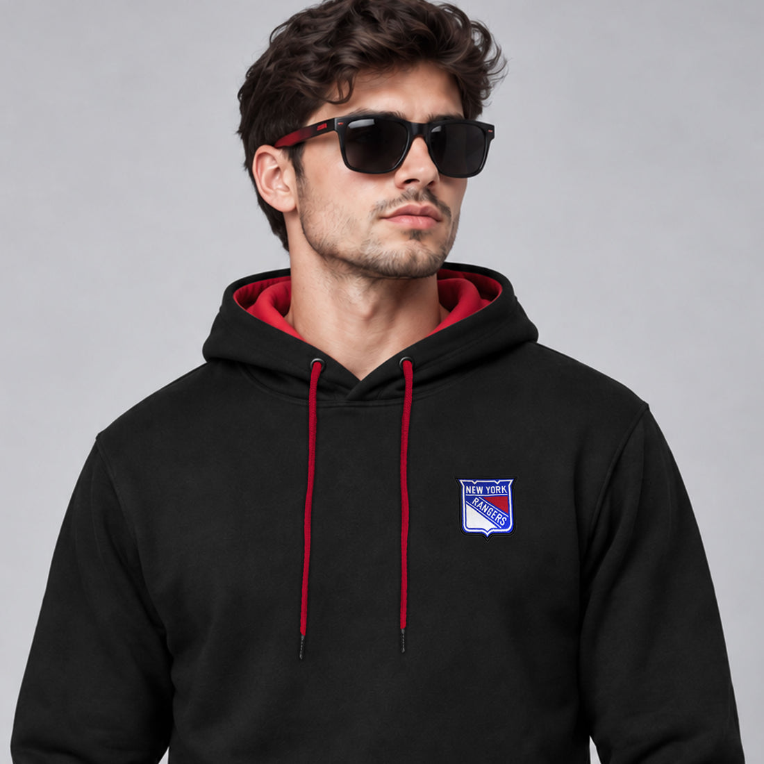New York Rangers Black Hoodie