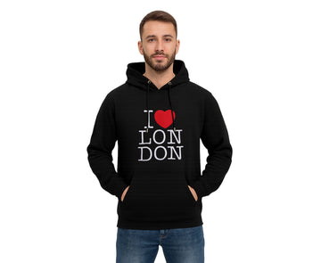 I Love London Embroidered Hoodies