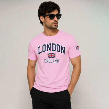 LONDON ENGLAND EMBROIDERED T SHIRT