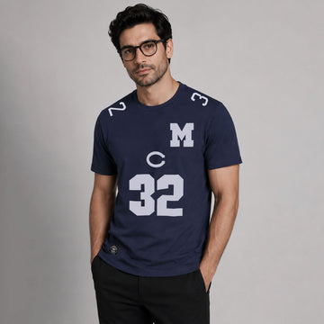 M 32 PRINTED CREW NECK T-SHIRT (1006)