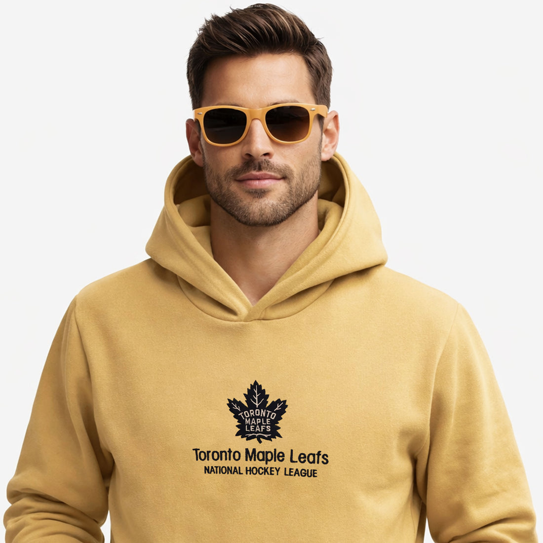 Men’s Casual TM Leafs Logo Embroidered Hoodies