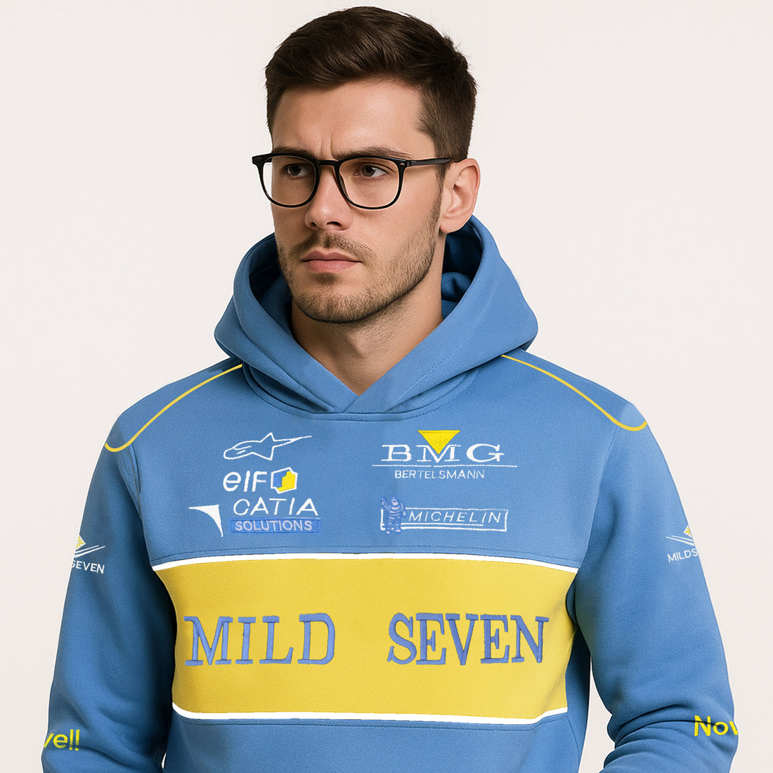 SEVEN STAR EMBROIDERED HOODIE