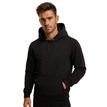 Men’s Casual New York Embossed Hoodies