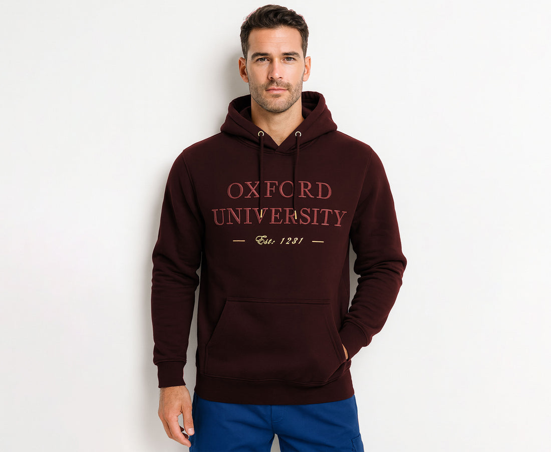 Oxford University EST 1231 Printed & 3D Embroidered Hoodies
