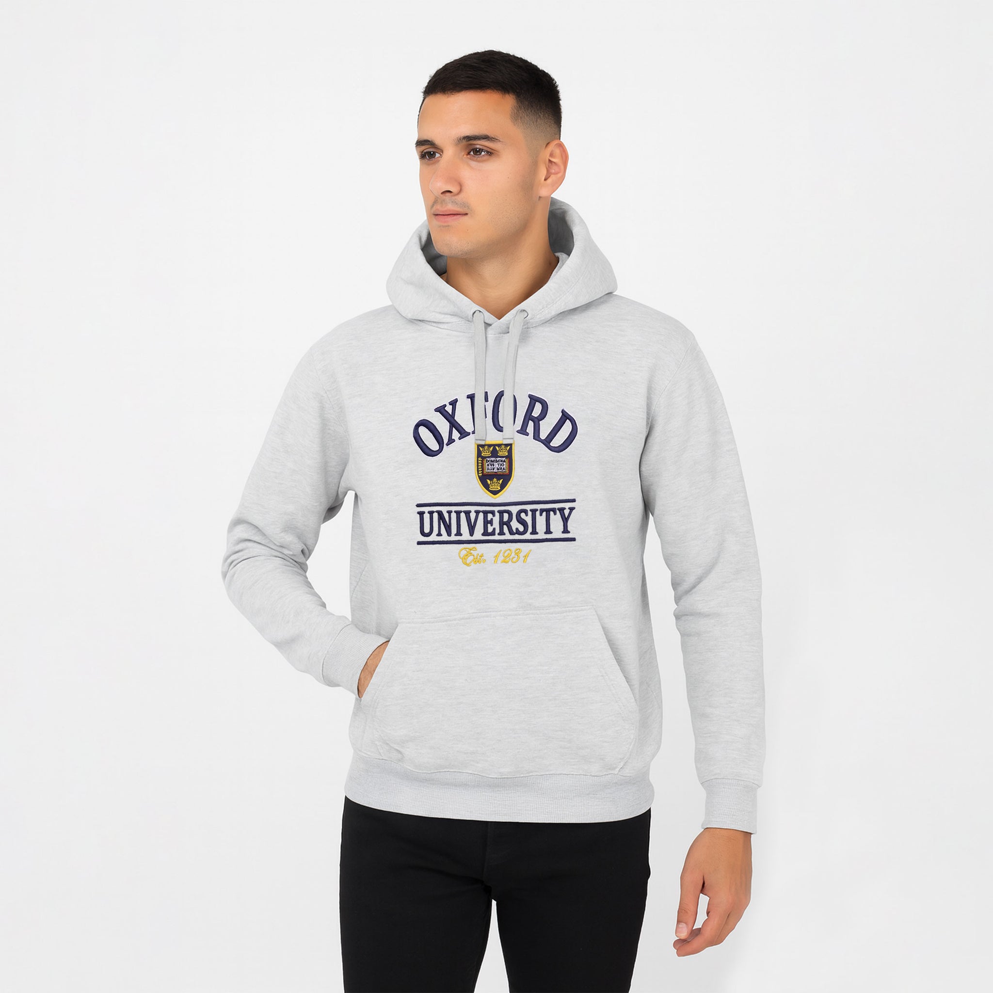Oxford University 3D Embroidered Hoodie