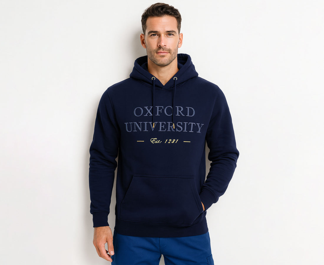 OXFORD UNIVERSITY 3D EMBROIDERED HOODIES
