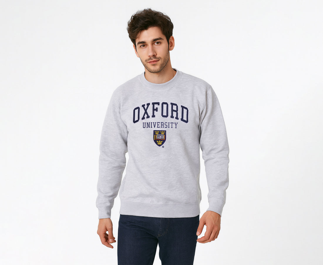 Oxford University Applique Embroidered Sweat