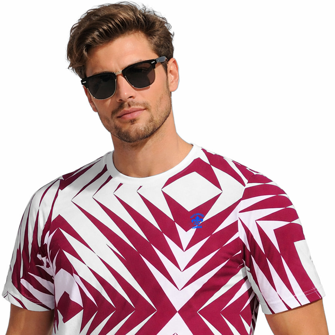 BEST CREW NECK ALL OVER GYM WEAR PRINTED T SHIRT