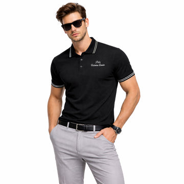 Premium Slim Fit Men’s Black Polo Shirt