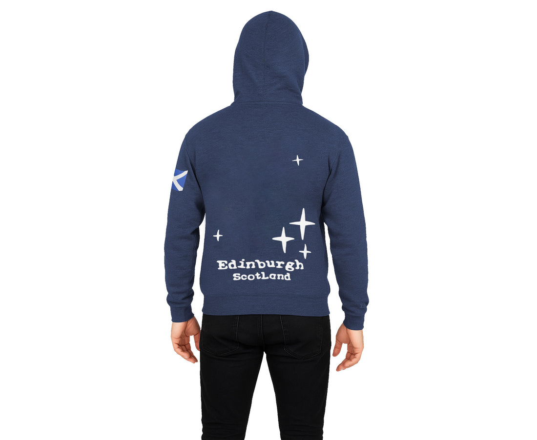 Edinburgh Scotland 3D Puff Printed Front & Back Hoodies
